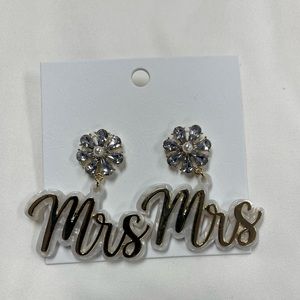 MRS bridal earrings